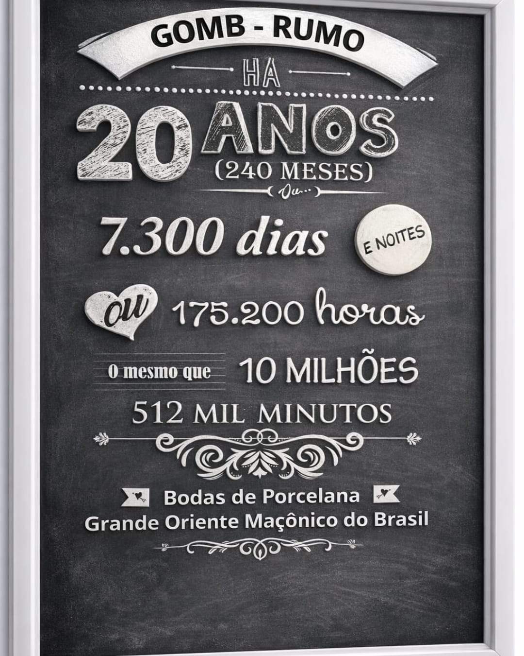 Rumo aos 20 anos